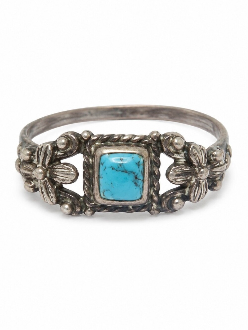 5 For $15 Turquoise And Silver Ring Size 6.5